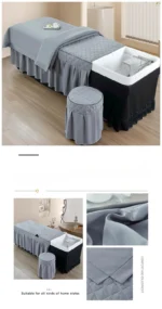 Head Washing Hairdressing Bedspread Barbershop Beauty Salon Hair Salon Thai Massage Bedspread Skin-Friendly SPA Bed Cover - Image 20