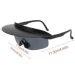 Visor Attaches To Sunglasses Sunglasses With Visor Attached Cycling Sunglasses Visor Shade Sunglasses Windproof Sunglass - Image 4