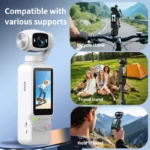 HD Vlogging Camera 180 Degree Rotatable For Vlog YouTube Tiktok Video Recording Entry Portable anti-shake Action Camera for gift - Image 4