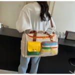 Travel Bag, Duffel Bag Cosmetics Bag, Professional Fitness Bag, Yoga Swimming Training Backpack, Satchel Shoulder Crossbody Tote Bag, Suitable for Men and Women - Image 75