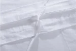 Pure Cotton White Bed Sheet Cover Protector Single Double Person Hotel Hospital Beauty Bedding Supplies Single Piece - Image 3