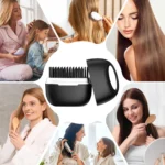 Small Hair Straightener Comb Straighteners Hair Styling Tool Less Frizz Smoother Straightening Brush Straighten Hair Brush - Image 10