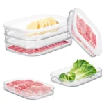 Meat Container for Fridge, Stackable Cold Cuts Storage Containers with Clear Lids for Deli Meat, Bacon, Cheese & Meal Prep - Image 12