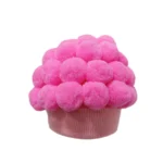 Hat, Knitted Yarn Hat for Spring and Autumn, Joke Hat, Flower Vegetable Brain, Funny Broccoli Pom-Pom Versatile Warm Hat - Image 6