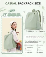 Backpack For Women, Simple Modern Backpack, Lightweight Work Backpack Women, Sac à Dos Femme, Anti Theft Travel Backpack - Image 2