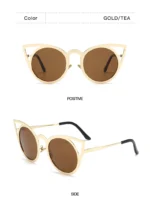 Cat Ear Fashion Sunglasses, Retro Cute Framed Color Sunglasses, Men's and Women's Sunglasses - Image 21