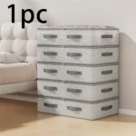 XL Multi-Layer Under-Bed Storage Bags, Durable Non-Woven Organizers for Seasonal Clothes & Bedding, Foldable Portable Containers - Image 6