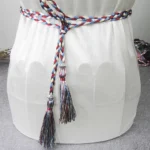 Thin Women Waistband Tassle Bow Dress Tassles Belts Braided Belts Waist Chain Waist Rope - Image 19