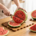 Scalloped Edge Wood Cutting Board Rustic Natural Chopping Board Intricate Handle Thickened Service Tray Cutting Meat - Image 14