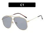 Toad Shaped Sunglasses 2025 Large Frame Fashion Trendy Sunglasses Metal UV400 Sunglasses - Image 8