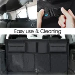 Car Trunk Organizer Universal Adjustable Backseat Storage Bag Net High Capacity Hanging Organizers for Jeeps SUVs Vans - Image 12