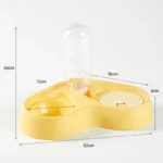 New Cat Feeder Water Bowl Water and Food All-in-one Two-in-one Pet Cat Bowl Pet Supplies - Image 17