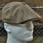 Men herringbone style berets retro woolen top felt hat fashion wild casual berets flat berets - Image 7