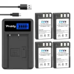 2400mAh EN EL9 EN EL9A EN-EL9 EL9A ENEL9 Batteries + LED Charger MH-23 for Nikon D40 D40X D60 D3000 D5000 Digital Camera battery - Image 8