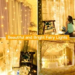 Christmas Lights LED Fairy String Curtain Lights 8 Mode Remote USB Festoon Christmas Decor For Home Holiday New Year Lamp - Image 18