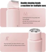 Electric Shaver for Woman Double Head Dual Purpose Female Razor Body Epilator Leg Underarm Bikini Electric Hair Remover Trimmer - Image 11