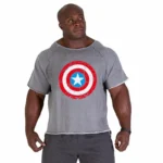 Men's T Shirts Fitness Men Bodybuilding  Shirt Batwing Sleeve Rag shirt Gym Fitness Muscle Running T shirt - Image 24