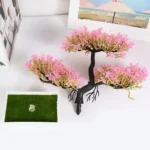 Artificial Plants Bonsai Small Tree Pot Fake Plant Flowers Potted Ornaments For Home Room Table Decoration Hotel Garden Decor - Image 6