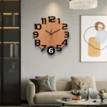 Modern wall clocks with silent pendulum function are suitable for living rooms, offices, bedrooms, and home decor - Image 5