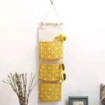 Pockets Hanging Organizers Waterproof Hanging Storage Bag Wall Mounted Closet Organizer Bear Flamingo Sundries Bags Home Decor - Image 8