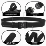 Genuine Tactical Belt Men's Buckle Quick Release Nylon Canvas Military Belt Casual Outdoor Sport Training Braided Waist Belt - Image 5