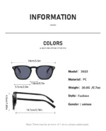 2PCS New Midai Personalized Round Polarized Car Sunglasses Fashion Sunglasses Sunglasses Sunglasses JH3023 - Image 10