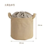 Foldable Fabric Laundry Basket Home Use Dirty Clothes Hamper Toy Storage Basket Wash Tub Bedroom Utility Storage Basket - Image 8