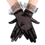 DXAA Short Lace Gloves Tea Party Gloves Women Lace Gloves Bridal Wrist Gloves gloves Banquet Gloves Dance Gloves - Image 3