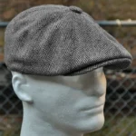Men herringbone style berets retro woolen top felt hat fashion wild casual berets flat berets - Image 8