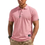 Summer Men's T-shirts Short Sleeve Loose Polo Shirts Casual Hikking Shirt Lightweight T Shirt for Work Athletic Clothes of Man - Image 14