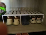 ABS Shoe Rack Extensible Shoe Hanger Storage Space Saving Shelf Telescopic Storage Rack Household Kitchen Cabinet Organizer - Image 29