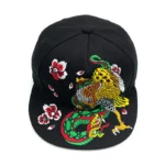 Men Baseball Cap Flat Hats  Embroidery Flat Top Hat Men Women Outdoor Leisure Hip Hop High Street Big Head Plus Size - Image 2