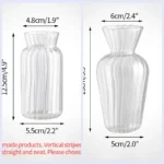 Glass Vase Transparent Flower Vase Flowers Bottle Hydroponics Plant Flower Vases Wedding Desktop Home Decor Florero Mother's Day - Image 14
