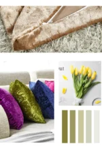 pillow, Velvet covered with 60x60 cm super soft pillow, used for sofa throwing, shining decoration, living room pillow - Image 25