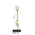 Western Dining Utensils Three-Piece Set Steak Knife Fork Soup Spoon Stainless Steel Cutlery Dishwasher Safe Dinnerware Set - Image 25