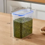 Food Storage Containers with Lids Stackable Treat Box Containers for Kitchen Pantry Organization Containers for Rice Dispenser - Image 8