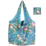 Tote Bags Flower Print Women's Grocery Handbags Outdoor Foldable Shopper Eco Shopping Bag Reusable Storage Bag Organizer Bags - Image 8