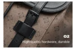 Septwolves High Quality Business Printed Leather Backpack Man Designer Drawstring Flip Monogram Laptop Bags Print Work Rucksack - Image 38