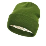 Women's Hats for Autumn&Winter-Comfortable Stylish Versatile Warm-Keeping Hairstyle-Protecting Knitted Satin Woolen Hats - Image 5