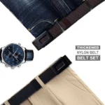 Men Belts Automatic Buckle Tactical Belt Women Fashion Canvas Belts Male Outdoor Fashion Designs Military Belts for Women - Image 24