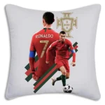 Pillow Covers Cartoon Sofa Decorative Home Double-sided Printing Short Plush Cute Cushion Football Star C Ronaldo Number 7 Cover - Image 13