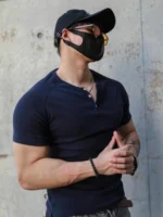 T Shirt Men Casual Short Sleeve Muscle Joggers Bodybuilding Tshirt Male Gym Fitness Tops Tee Streetwear Slim Fit Summer T-shirt - Image 11