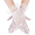 DXAA Short Lace Gloves Tea Party Gloves Women Lace Gloves Bridal Wrist Gloves gloves Banquet Gloves Dance Gloves - Image 10