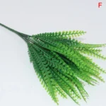 Artificial Plants Fake Leaf Foliage Bush Home Office Garden Wedding Decors - Image 13