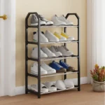 A Simple 4-layer/5-layer Shoe Rack With Armrests For Easy Access,Multifunctional Storage Rack,Saving Space For Storage - Image 7