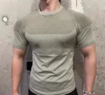 Men's Muscle Enhancing Slim Fit Long Sleeve Workout T-Shirt, Breathable Athletic Top for Gym Training Outdoor - Image 24