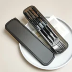 Kitchen Accessories Reusable With Box Tableware Portable Stainless Steel Spoon Fork Chopsticks Set Dinnerware Cutlery Set - Image 20