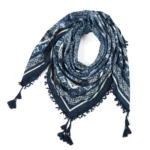 Ethnic Scarf Floral Shawl Winter Fashion Women's Tassel Scarf Square Printed Female Scarf Cotton Scarves Wraps Foulard Femme - Image 10