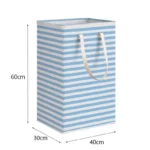 75L Large Laundry bags Baskets with Handles Durable Dirty Clothes Hamper Storage Basket for Home Dorm Hotels Laundry 40*30*60cm - Image 7