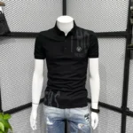 Polo Men's T-shirt Slim Fit Clothes Streetwear Top Embroidery Print With Collar Man Tee Shirts Graphic White Vintage Hot S - Image 7